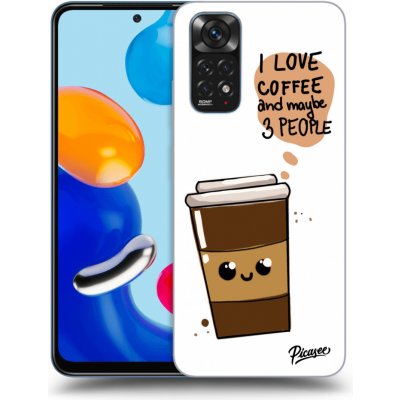 Pouzdro Picasee silikonové Xiaomi Redmi Note 11 - Cute coffee černé – Zbozi.Blesk.cz