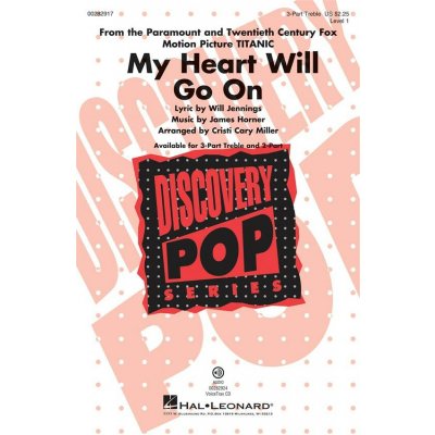 My Heart Will Go On Love Theme from Titanic Discovery Level 1 noty pro sbor 3-Part Choir 988895 – Hledejceny.cz