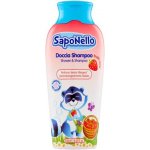 SapoNello dětský sprchový gel a šampon 2v1 s vůní jahod 250 ml – Zboží Dáma