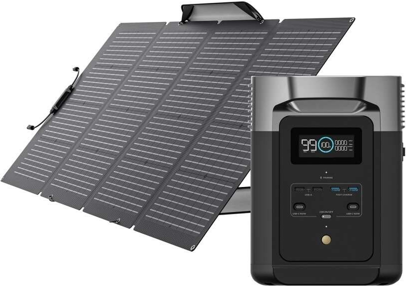 EcoFlow DELTA 2 + solární panel 220W 1ECO1330SP220