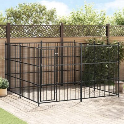 vidaXL Venkovní psí kotec 300 x 300 x 185 cm – Sleviste.cz