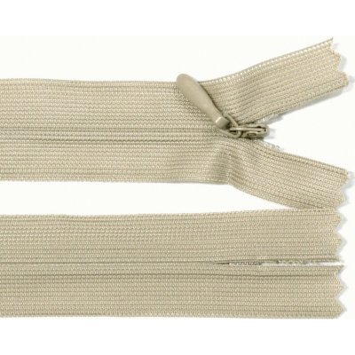 Spirálový zip no.3 skrytý nerozepínací 20cm - více barev color: 692 béžová – Hledejceny.cz