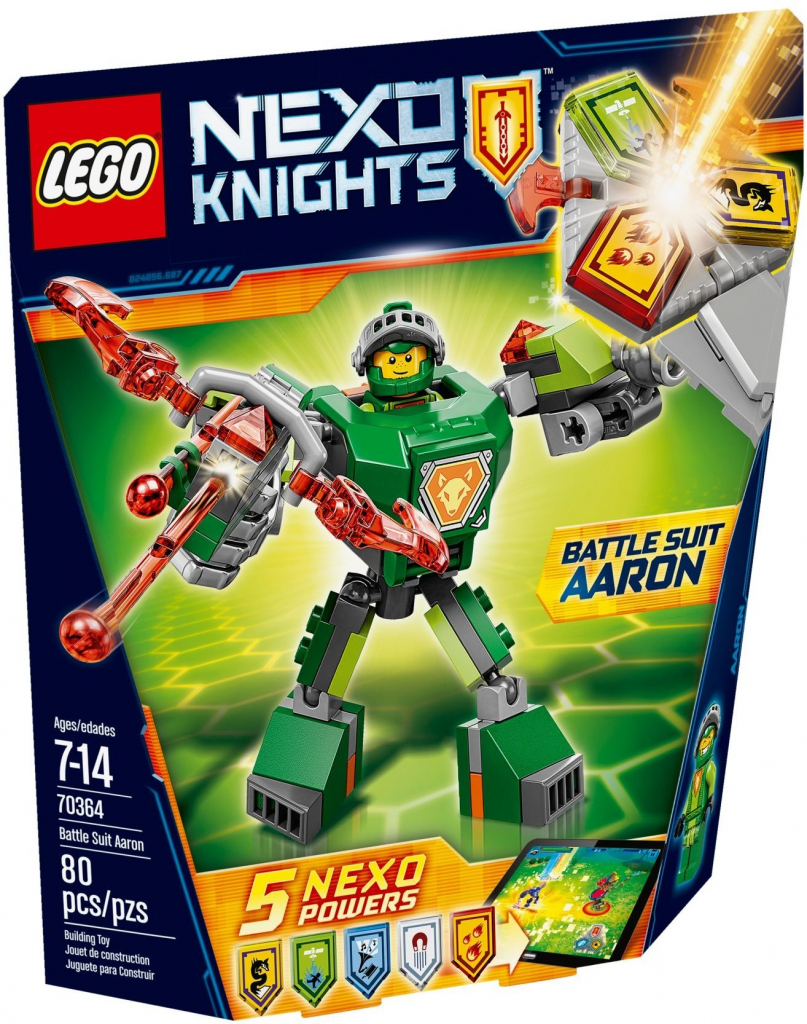 LEGO Nexo Knights 70364 Aaron v bojovém obleku