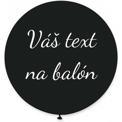 Personal Svet balonku Balón s textem Černý 80 cm