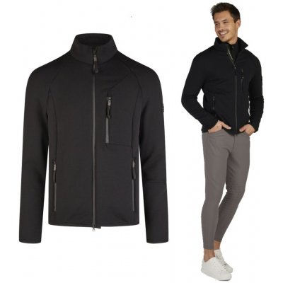 Pikeur Mikina Classic Sports Polartec pánská černá – Zboží Dáma