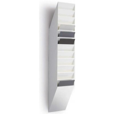 DURABLE 1709763010 FLEXIBOXX zásobník na letáky 12x A4 na výšku Bílý – Zbozi.Blesk.cz
