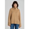 Dámský svetr a pulovr Gant OVERSIZED CASHMERE ROLL NECK hnědá