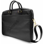 Guess GUCB15PUSASBK PU Saffiano Vintage Script Computer Bag 15/16" Black – Zboží Živě