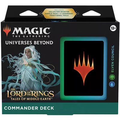 Wizards of the Coast Magic: The Gathering LOtR: Tales of Middle-Earth CD Elven Council, Commander Deck – Zbozi.Blesk.cz