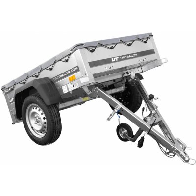 Garden Trailer 150 KIPP s rámem H-0 a šedou plachtou | Zboží Auto