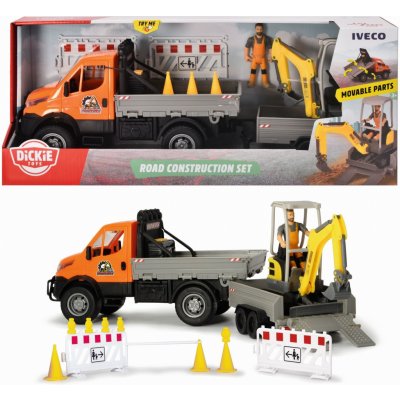 Dickie Iveco set silniční stavby 41 cm – Hledejceny.cz