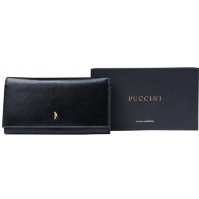 Divio Klasická černá kožená dámská peněženka MU1705 1