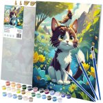Massido 699021 Obraz pro malování podle čísel Koťátko 40 x 50 cm – Sleviste.cz