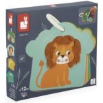 Janod hmatové karty na kroužku Savana – Sleviste.cz