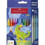 Faber-Castell 554214 Dinosaurus 13 barev – Zboží Dáma