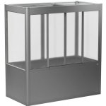 Biohort Skleník s vyvýš.záhonem Florentina 2x1MAXI kř.šedý 201,6 x 103,1 cm – Hledejceny.cz