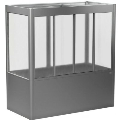 Biohort Skleník s vyvýš.záhonem Florentina 2x1MAXI kř.šedý 201,6 x 103,1 cm – Hledejceny.cz