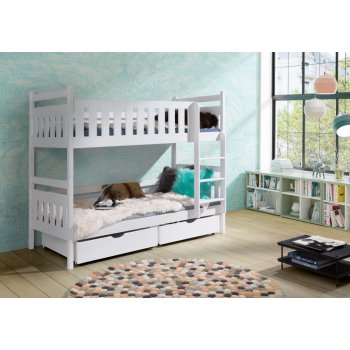 DP - Detske postele Ada Patrová s úložným prostorem Barva Bílá