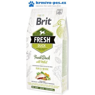 BRIT Fresh Duck with Millet Active Run & Work 12 kg