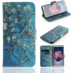 JustKing flipové mandlovník Huawei P Smart - modré – Sleviste.cz