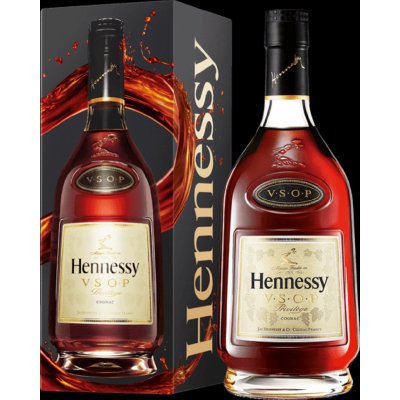 Hennessy V.S.O.P Privilege 40% 0,7 l (karton) + Hennessy V.S Festive 40% 0,7 l (karton) – Zboží Mobilmania