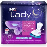 Seni Lady inkontinenční vložky Super Night 12 ks – Zboží Dáma