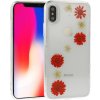 Pouzdro a kryt na mobilní telefon Apple Pouzdro REAL FLOWER SILIKONOVÝ APPLE IPHONE X/XS Číslo: 4