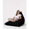 Sedací vak a pytel Atelier del Sofa Garden Bean Bag Pyramid Big Bed Pouf černá