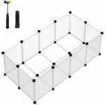 FEANDREA Ohrádka pro drobné hlodavce 125 x 63 x 42 cm – Zboží Dáma