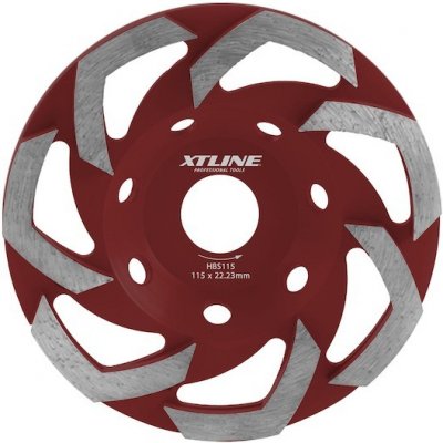 Xtline Kotouč diamantový brusný segmentový 125 x 22,2 mm HBS125 – Sleviste.cz