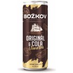 Božkov Original & Cola s limetkou 6% 0,25 l (plech) – Zboží Dáma