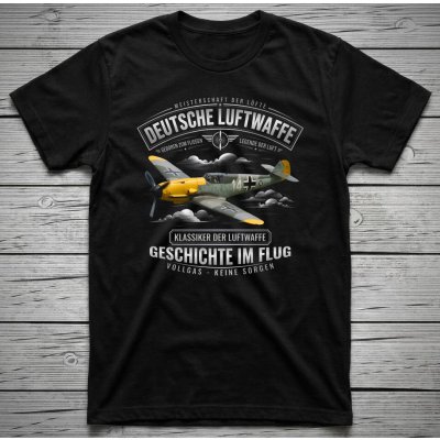 Tričko STRIKER Deutsche Luftwaffe new Černá – Sleviste.cz
