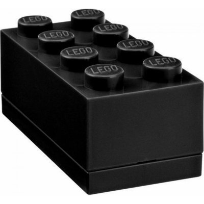 LEGO® Mini Box 4,6 x 9,2 x 5,1 cm Černá – Zboží Mobilmania