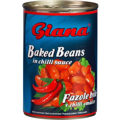 Giana fazole bílé v chilli omáčce 425ml – Hledejceny.cz