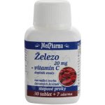 MedPharma Železo 20 mg+Vitamín C 37 tablet – Hledejceny.cz
