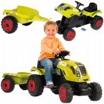 SMOBY 710107 šlapací traktor CLASS GM s prívesom a s otváracou kapotou a posuvným sedadlom od 3 rokov – Zboží Dáma