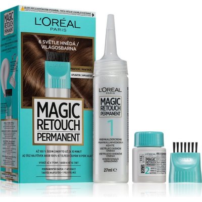 L'Oréal Magic Retouch Permanent 6 Světle hnědá – Zboží Mobilmania