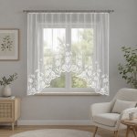 MyBestHome ZET Oblouková žakárová záclona na žabky ARALIA 300x160 cm – Hledejceny.cz