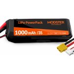Modster LiPo baterie 3S 11,1V 1000 mAh 30C XT60 PowerPack – Zboží Mobilmania