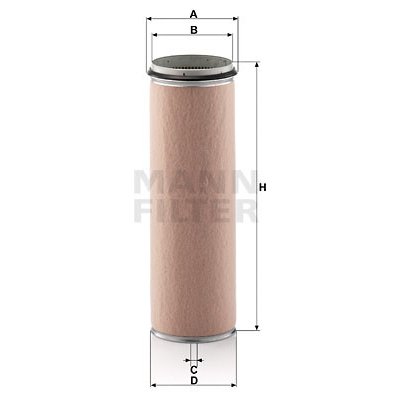 Filtr - sekundární vzduch MANN-FILTER CF 1600 – Hledejceny.cz