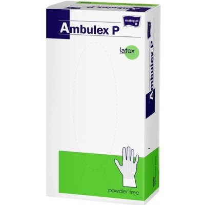 Ambulex P Latexové nesterilní nepudrované 100 ks
