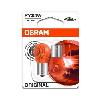 Osram 7507-02B PY21W BAU15s 12V 21W 2 ks