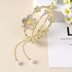 Luxusní spona do vlasů zlatá – Zboží Mobilmania