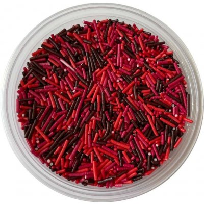 Cukrová rýže červený mix 40g – Zboží Dáma