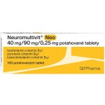 NEUROMULTIVIT NEO 40MG/90MG/0,25MG TBL FLM 100 – Hledejceny.cz