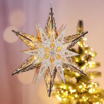 Haushalt international LED Dřevěná hvězda 30 cm 845461 – Hledejceny.cz