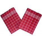 Sleep-well Pozitiv 50x70 cm 3 ks vínová/bílá – Zboží Dáma