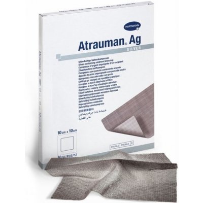 HARTMANN-RICO A.S. Krytí s mastí a stříbrem Atrauman Ag 5 x 5 cm Balení: 1 ks – Sleviste.cz