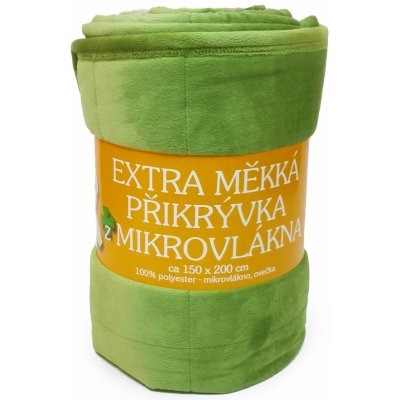 Sleep Well Deka z mikrovlákna ovečka prošev jednobarevná kiwi 150x200 – Zboží Mobilmania