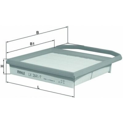 Vzduchový filtr MAHLE ORIGINAL LX 2841/7 (LX2841/7) – Hledejceny.cz